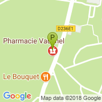 carte de la Pharmacie Vauchel Pascale
