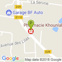 carte de la Pharmacie Khounlaboud