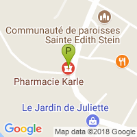 carte de la Pharmacie Karle