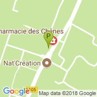 carte de la Pharmacie des Chenes