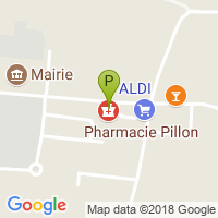 carte de la Pharmacie Pillon