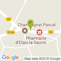 carte de la Pharmacie Guillard