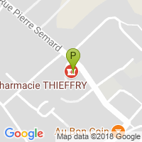 carte de la Pharmacie Thieffry