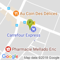 carte de la Pharmacie du Centre