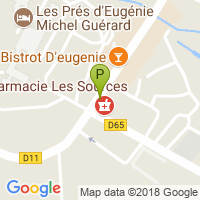 carte de la Pharmacie les Sources