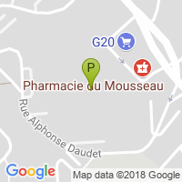 carte de la Pharmacie du Mousseau
