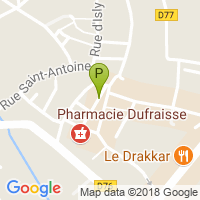 carte de la Pharmacie Dufraisse