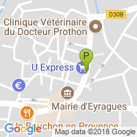 carte de la Pharmacie d'Eyragues