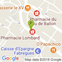 carte de la Pharmacie Lombard
