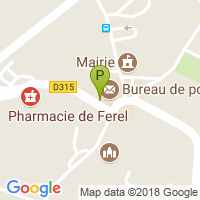 carte de la Pharmacie de Ferel
