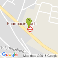 carte de la Pharmacie Koch