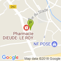 carte de la Pharmacie Rigal Vernhes