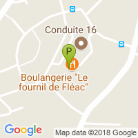 carte de la Pharmacie de Fleac