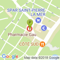 carte de la Pharmacie Gau-Cauquil