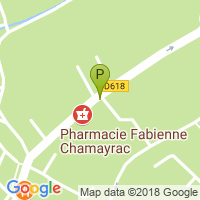 carte de la Pharmacie Chamayrac
