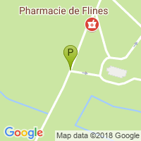 carte de la Pharmacie de Flines