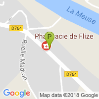 carte de la Pharmacie de Flize