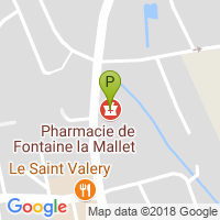 carte de la Pharmacie de Fontaine la Mallet