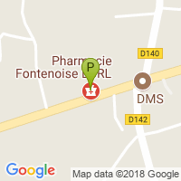 carte de la Pharmacie Fontenoise