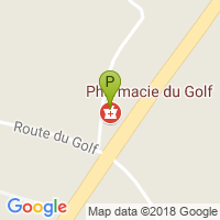 carte de la Pharmacie du Golf