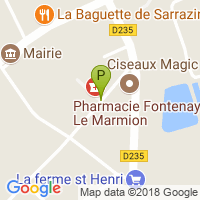 carte de la Pharmacie Daubin