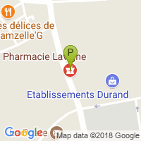 carte de la Pharmacie Lavigne