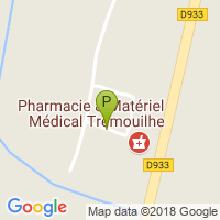 carte de la Pharmacie Tremouilhe