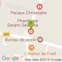 carte de la Pharmacie Deram-Delepine