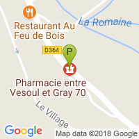 carte de la Pharmacie Blandin