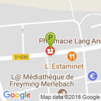 carte de la Pharmacie Lang