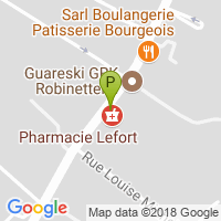 carte de la Pharmacie Lefort