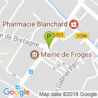 carte de la Pharmacie de Froges