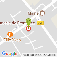 carte de la Pharmacie de Frontenex