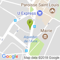 carte de la Pharmacie de l'Hotel de Ville