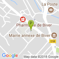 carte de la Pharmacie de Biver