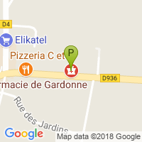 carte de la Pharmacie de Gardonne