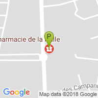 carte de la Pharmacie de la Halle