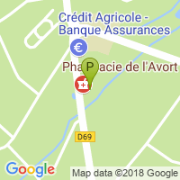 carte de la Pharmacie de l'Avort