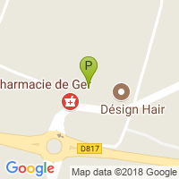 carte de la Pharmacie de Ger