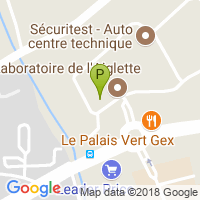 carte de la Pharmacie de l'Aiglette