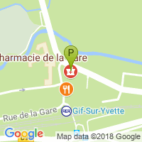 carte de la Pharmacie de la Gare