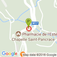 carte de la Pharmacie de l'Esteron