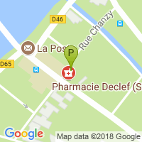 carte de la Pharmacie Declef