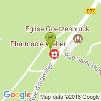 carte de la Pharmacie Sainte Lucie