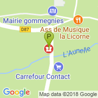 carte de la Pharmacie de l'Aunelle