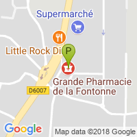 carte de la Pharmacie Grande de la Fontonne