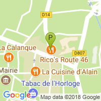 carte de la Pharmacie du Centre