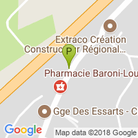 carte de la Pharmacie Baroni Louvel