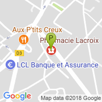 carte de la Pharmacie Lacroix