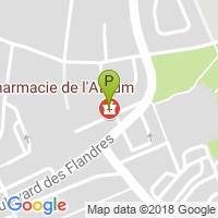 carte de la Pharmacie de l'Atrium